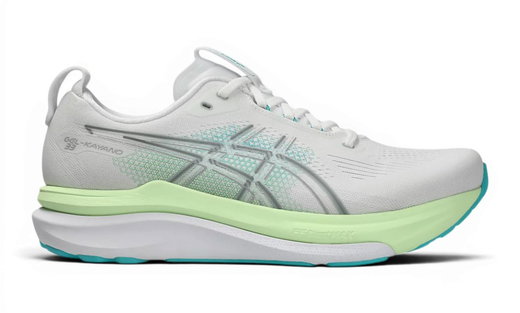 Asics Laufschuhe Gel Kayano 33 (Stabilität) 2026 weiss/lime/aqua Herren