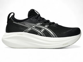 Asics Laufschuhe Gel Nimbus 27 (Dämpfung) schwarz/weiss Damen