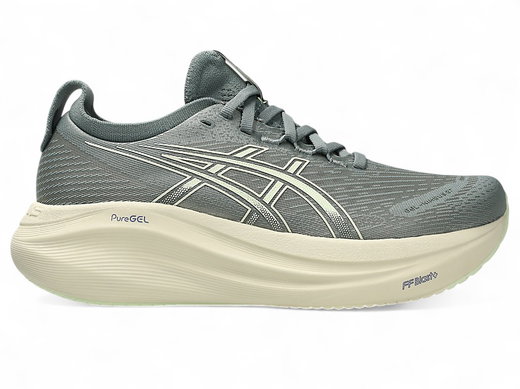 Asics Laufschuhe Gel Nimbus 27 (Dämpfung) blaugrau Damen