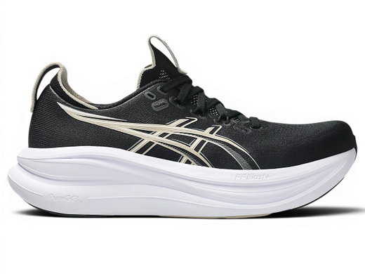 Asics Laufschuhe Gel Nimbus 28 (Dämpfung) schwarz/grau Damen