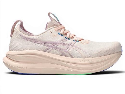 Asics Laufschuhe Gel Nimbus 28 (Dämpfung) pearl pink/beige Damen