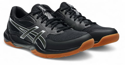 Asics Hallen-Indoorschuhe Gel Rocket 12 (multifunktional/Stabiltät) schwarz Herren