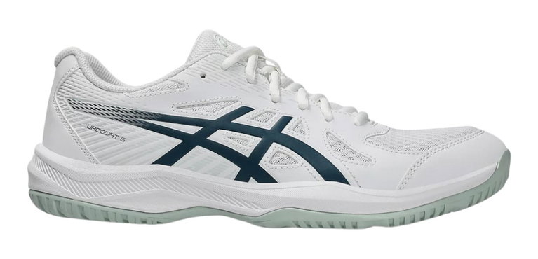 Asics Volleyball-Hallenschuhe Upcourt 6 weiss/teal Herren