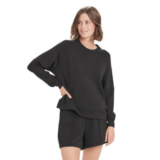 Athlecia Sweatshirt Jacey Crewneck (soft material) black ladies