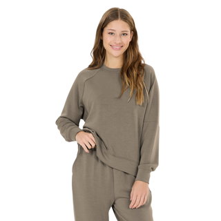 Athlecia Sweatshirt Jacey Crewneck (soft material) brown ladies