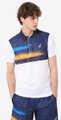 Australian Tennis Polo Ace Stampata Brush Line White Men's
