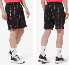 Australian Tennishose Short Stripes in Ace kurz schwarz Herren