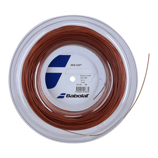 Babolat Tennissaite RPM Soft radiantrot 200m Rolle