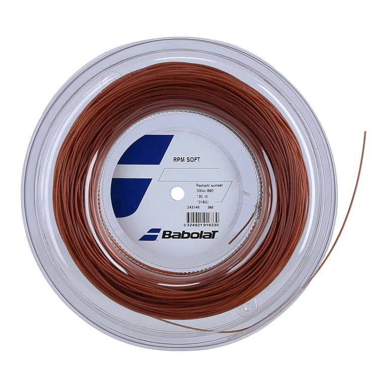 Babolat Tennissaite RPM Soft radiantrot 200m Rolle