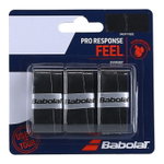 Babolat Overgrip Pro Response (hohe Feuchtigkeitsabsorption) 0.45mm schwarz 3er