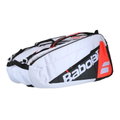 Babolat Tennis-Racketbag (Schlägertasche, 3 Hauptfächer) Pure Strike weiss 12er