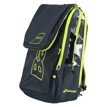 Babolat Tennis Backpack Pure Aero (main and racket compartment, thermal insulated) grey/yellow/white