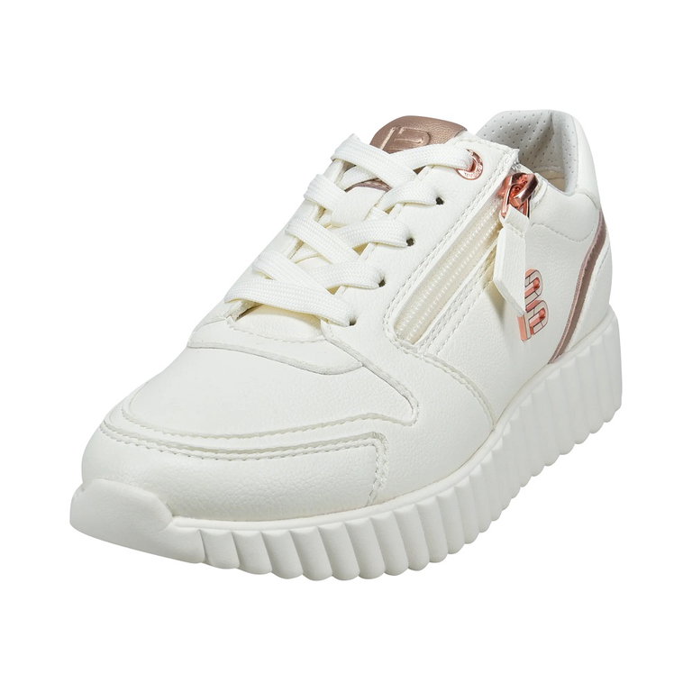 Sneaker Bagatt AI6 D31-AI607 offwhite/różowe złoto damskie