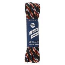 Barth Schnürsenkel Bergsport halbrund schwarz/rot/orange/weiß 180cm