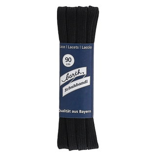 Barth Shoelaces Stylish black 90cm