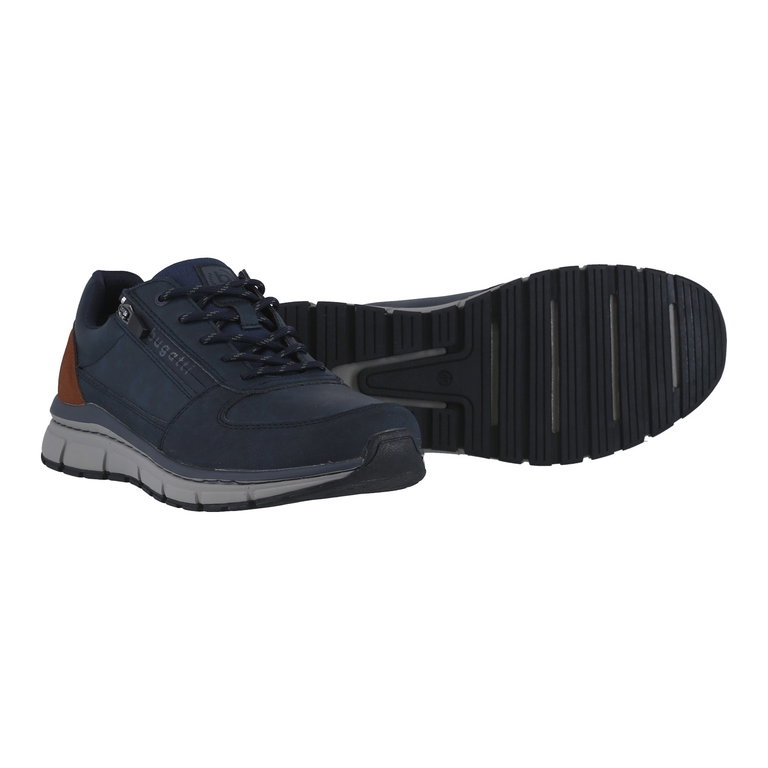Bugatti Sneaker AOS 2025 (Schriftzug,Reissverschluss) navyblau Herren