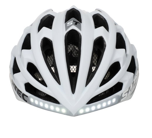 Baabali Fahrradhelm Strato One weiss/silber