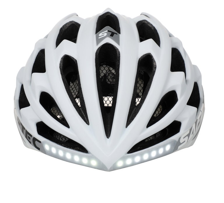 Baabali Fahrradhelm Strato One weiss/silber