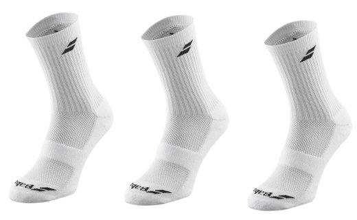 Babolat Sportsocken Crew Classic weiss Kinder - 3 Paar