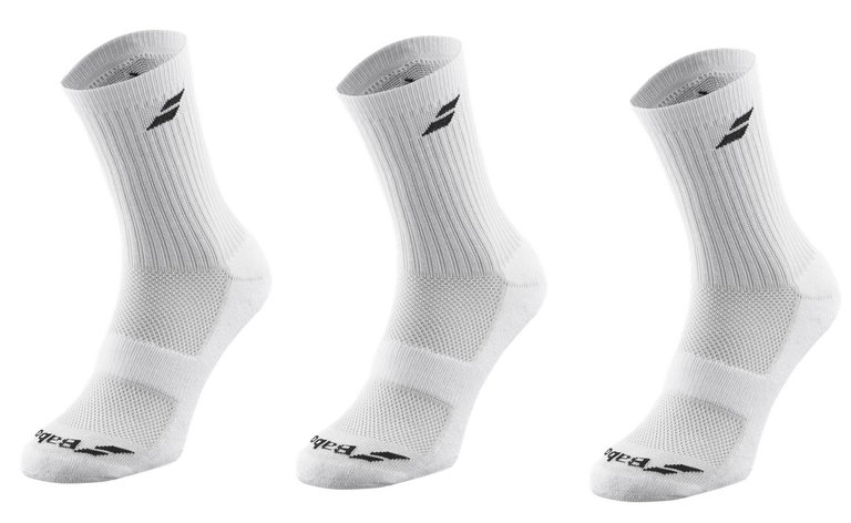 Babolat Sportsocken Crew Classic weiss Kinder - 3 Paar