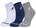 Babolat Sportsocken Ankle Quarter Classic weiss/dunkelblau/grau - 3 Paar