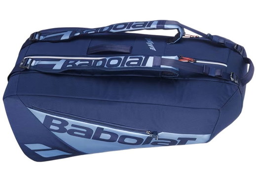 Babolat Tennis Racket Bag Pure Drive 11 Gen (Racket Bag, 2 Main Compartments, Shoe Compartment) 2025 blue 6-pack