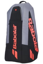 Torba na rakiety tenisowe Babolat Pure Strike (torba na rakiety, 2 główne komory, komora na buty) 2025 w kolorze węglowym, 6 sztuk