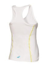 Babolat Tennis Tank Match Core Crop #16 white Women