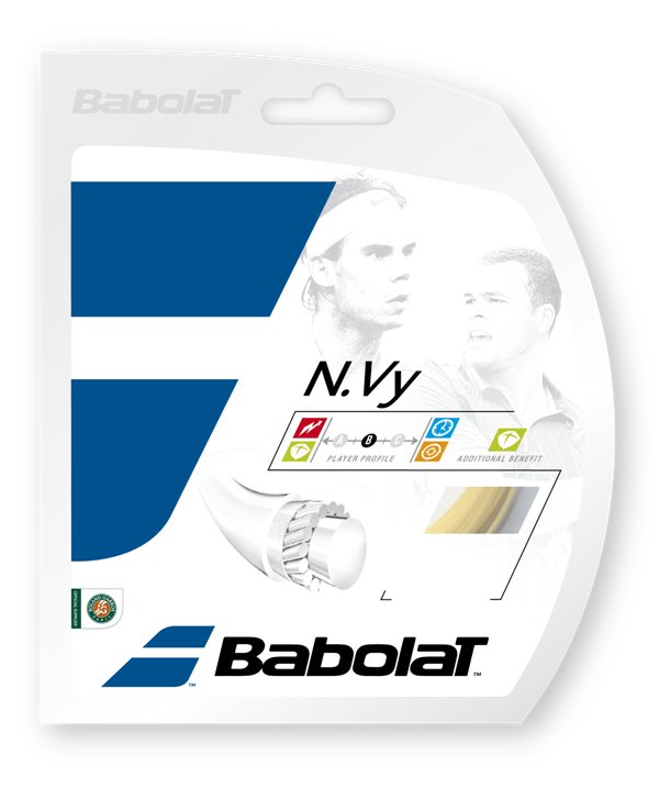 Besaitung mit Tennissaite Babolat N.Vy natur