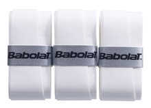Babolat Overgrip Pro Tour 2.0 (Komfort) 0,6 mm biały 12 sztuk w opakowaniu clip.