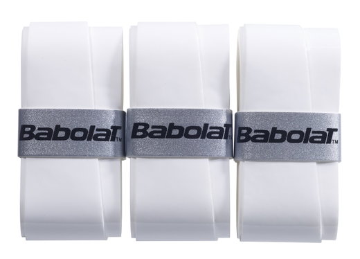 Babolat Overgrip Pro Tour 2.0 (Komfort) 0.6mm weiss 12er Clip-Beutel