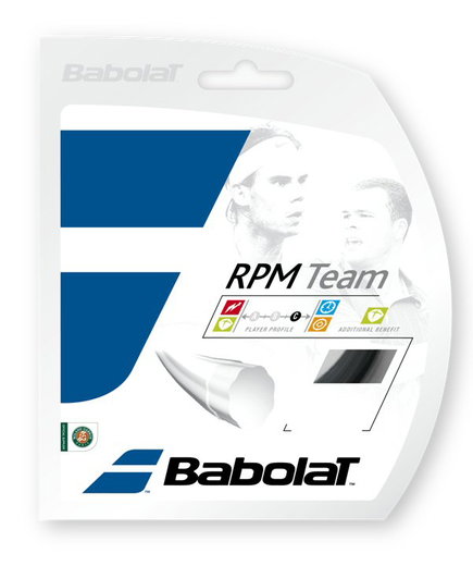 <div>Babolat Tennis String RPM Team Black<b> 12 Meters from the Reel</b></div>