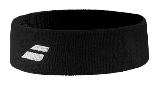Babolat Stirnband Logo Headband schwarz - 1 Stück