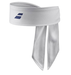 Babolat Stirnband Tie Headband weiss - 1 Stück