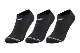 Babolat Tennissocke Invisible (Baumwolle) schwarz - 3 Paar