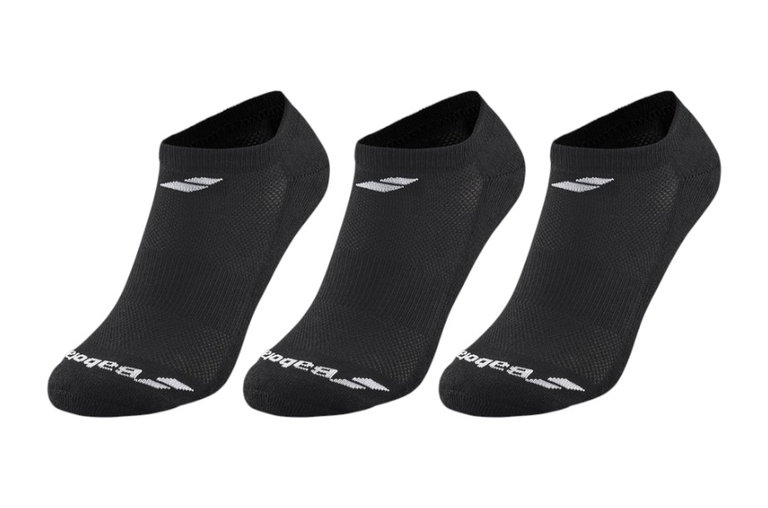 Babolat Tennissocke Invisible (Baumwolle) schwarz - 3 Paar