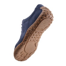 Bär Barfussschuhe Jase (Rindveloursleder) blau Herren