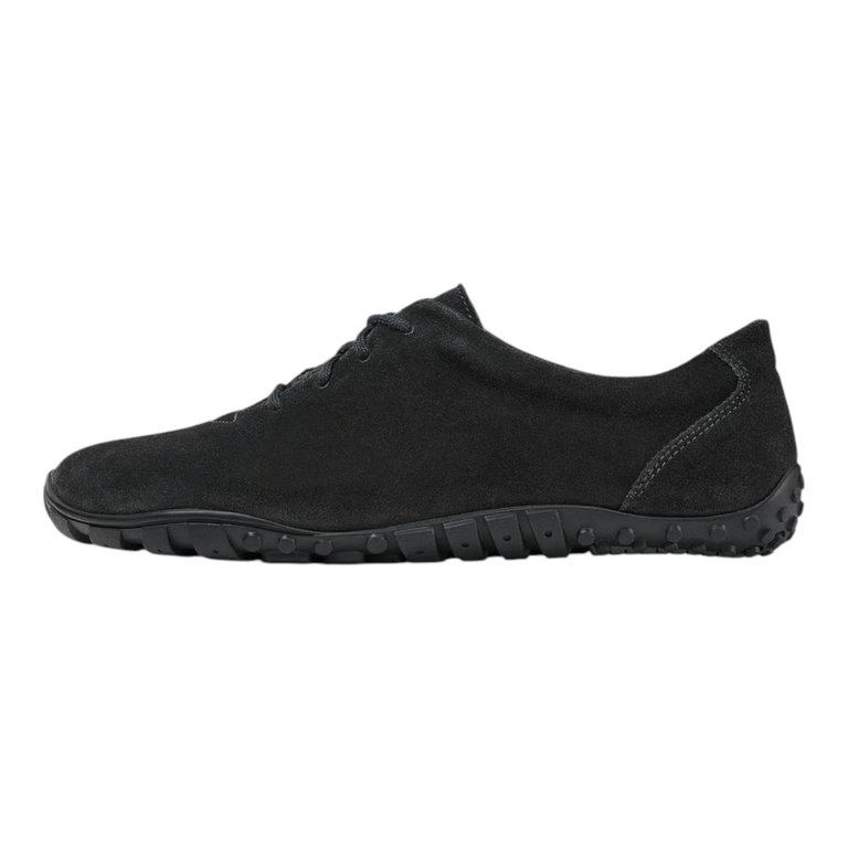 Bär Barfussschuhe Joana (Kalbveloursleder, breite Passform) schwarz Damen