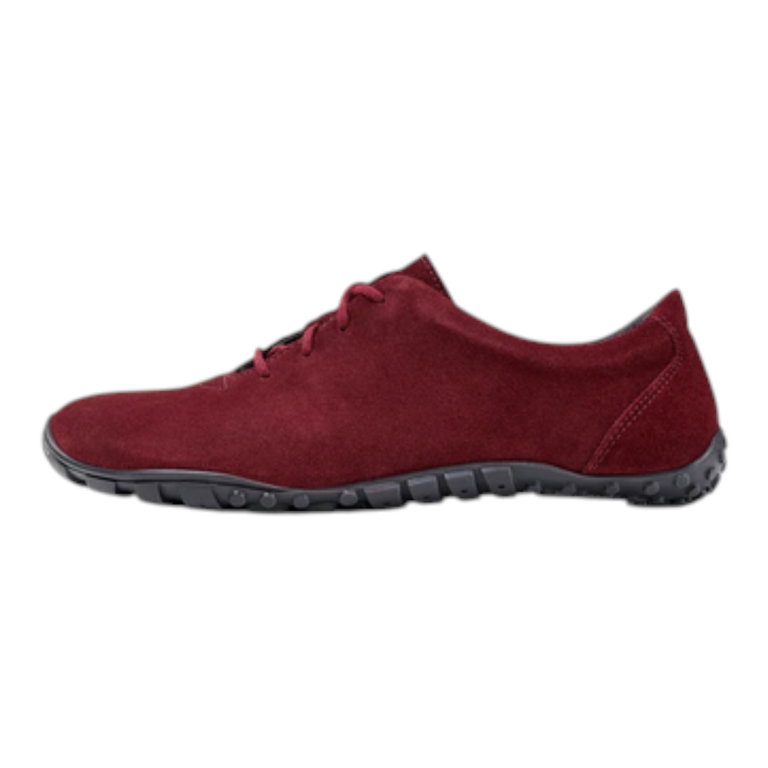 Bär Barfussschuhe Joana (Kalbveloursleder, breite Passform) berrypink Damen