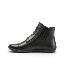 Bär Stiefelette Jason (Barfschuhe, Rindnappaleder) schwarz Herren