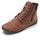 Bär Stiefelette Jason (Barfschuhe, Rindnappaleder) dunkelbraun Herren
