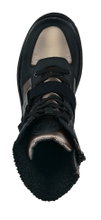 Bagatt Winter Boots Catania with side zipper black/taupe Women