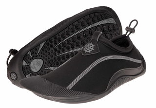 Ballop Aquaschuhe Aqualander (Wasserschuhe, flexible Sohle, hydrodynamischen Finne am Zeh) schwarz