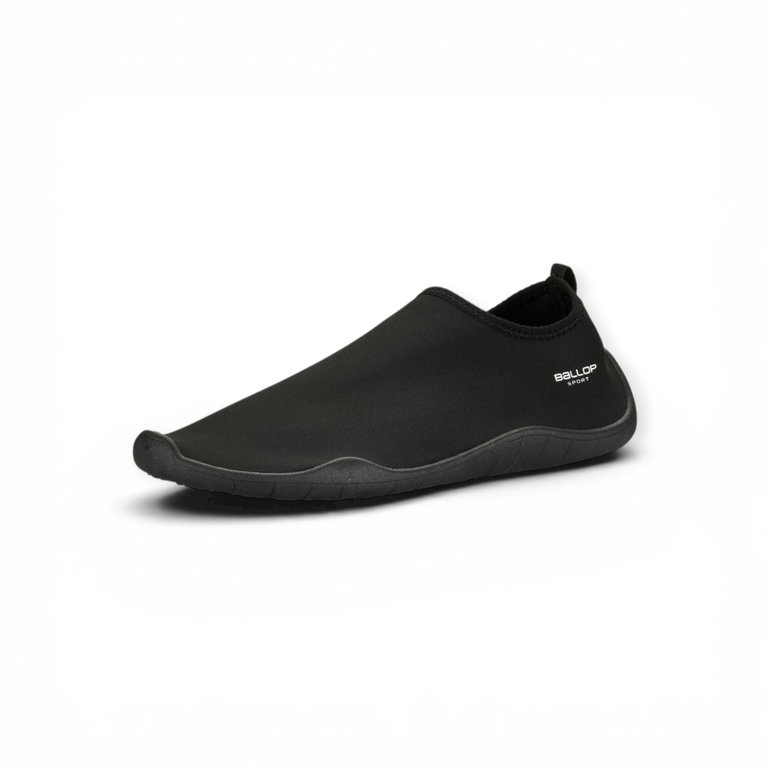 Ballop Aquaschuhe Hybrid Basic (Wasserschuhe, flexible Sohle) schwarz Kinder