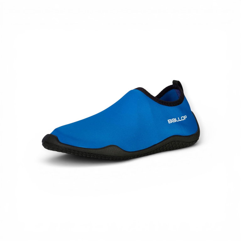 Ballop Aquaschuhe Hybrid Basic (Wasserschuhe, flexible Sohle) blau Kinder