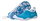 Ballop Aquaschuhe Voyager Aquafit (Wasserschuhe, flexible Sohle) blau/weiss