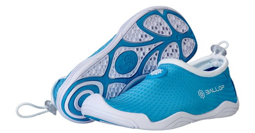 Ballop Aquaschuhe Voyager Aquafit (Wasserschuhe, flexible Sohle) blau/weiss
