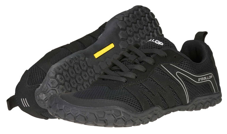 Ballop Barfussschuhe Sneaker Barefoot Pellet schwarz