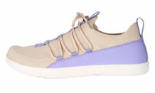 Ballop Barfussschuhe Sneaker Tilava (leicht, atmungsaktiv) beige/violett