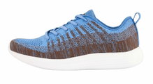 Ballop Sneaker Mix (leicht, angenehmes Tragegefühl) blau/braun